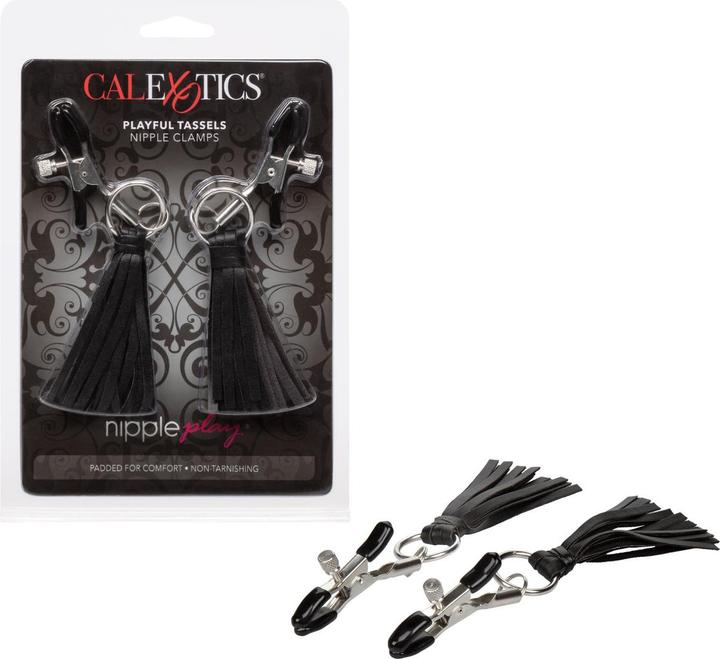 Actual product image CalExotics Playful Tassels Nipple Clamps