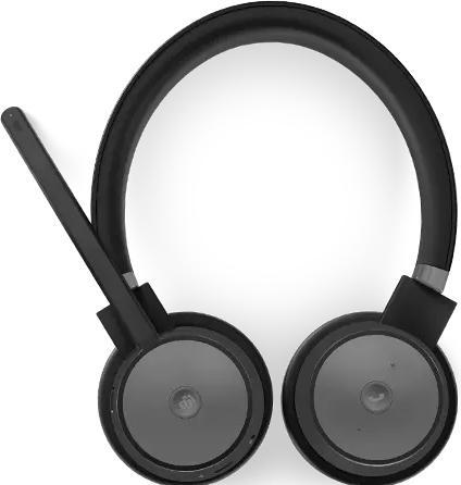 Actual product image Lenovo Go Wireless ANC Headset w/ Charging Stand MS Teams (Wireless, Cable, USB-C)