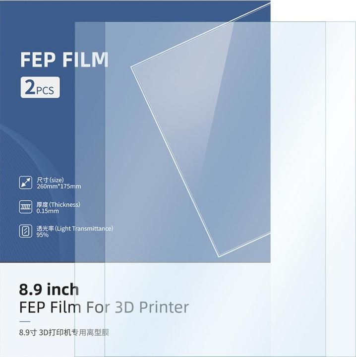 Image du produit Anycubic Photon Mono 6K, Mono X, Photon X Film FEP Set de 2 pièces