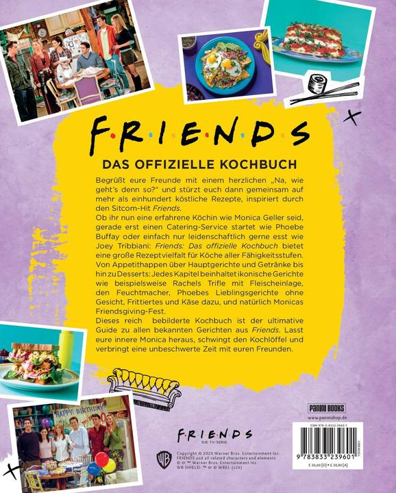 Produktbild Panini Friends: Die TV-Serie: Das offizielle Kochbuch (Deutsch, Amanda Nicole Yee, Claudia Hahn, 2020)