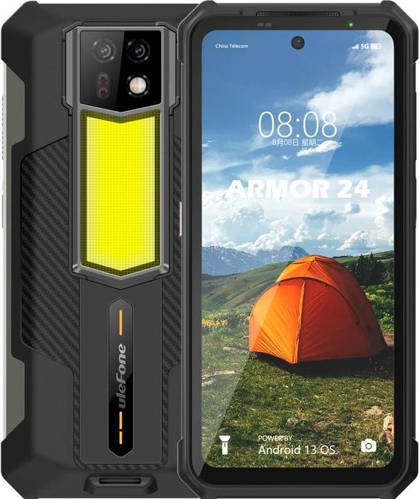 Actual product image Ulefone Armour 24 (256 GB, Juoda, 6.78", Hybrid Dual SIM, 64 Mpx, 4G)