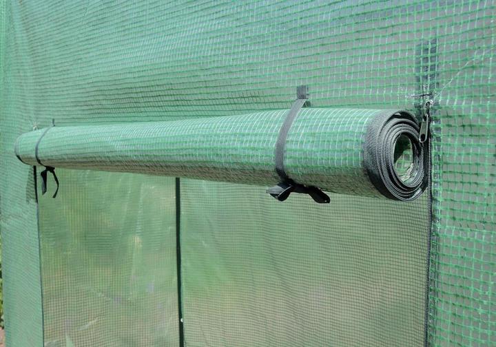 Produktbild Magni Tomatenhaus L 195 x B 60 x H 215-195 cm Greenhouse, Foliengewächshaus, Tomatenzelt, Anzucht
