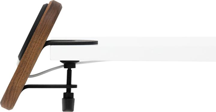 Actual product image Oakywood MagSafe iPhone Desk Shelf Mount - magnetic shelf mount for iPhone - color Walnut -