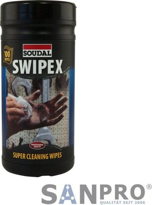 Actual product image Soudal Cleaning cloths Swipex Pack = 100 pcs. (100 pcs.)