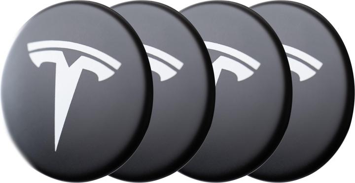 Produktbild Made4EV Logos (4x) für Radkappen des Tesla Model 3/Y