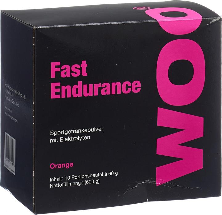Image du produit Woo Fast Endurance 10X portions à 60g (Orange, 1 x)