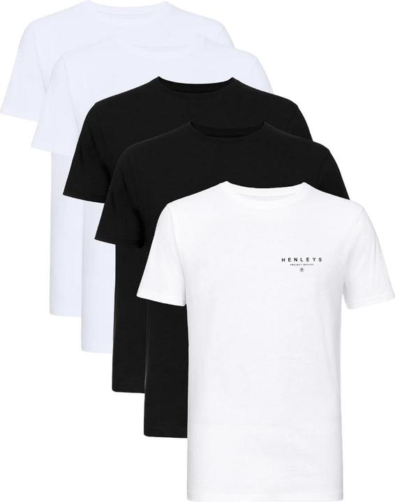 Henleys Hencinq A TShirt (5erPack) (M)
