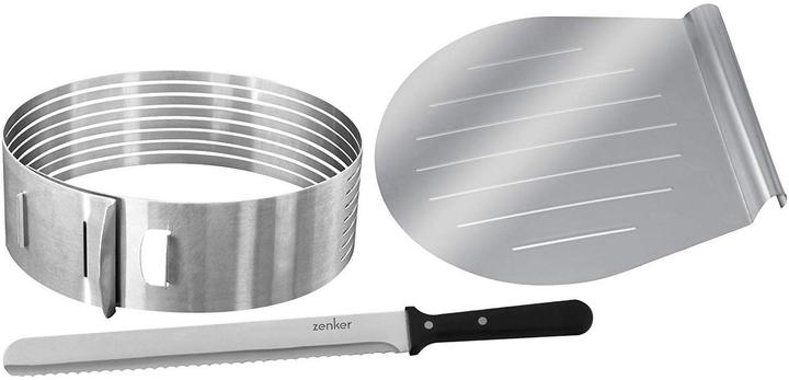 Image du produit Zenker Aide à la découpe des fonds de tarte, lot de 3