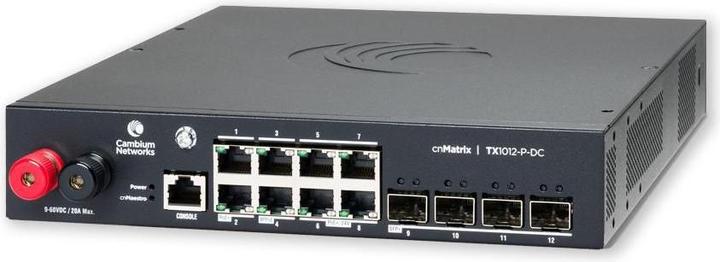 Actual product image Cambium Networks cnMatrix Switch TX1012-P-DC (12 Ports)