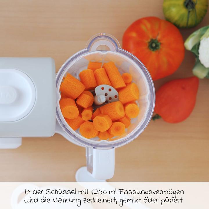 Image du produit Beaba Babycook Express, Préparateur d'aliments pour bébés 4 en 1, cuisson rapide : moins de 15 min, mixage