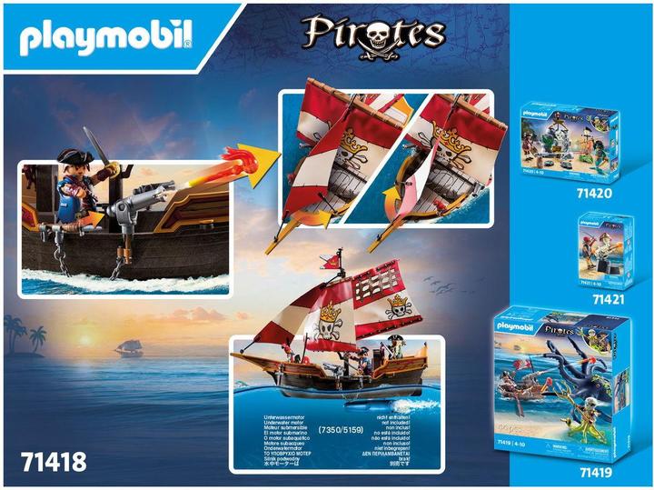 Produktbild Playmobil Kleines Piratenschiff (71418, Playmobil Pirates)