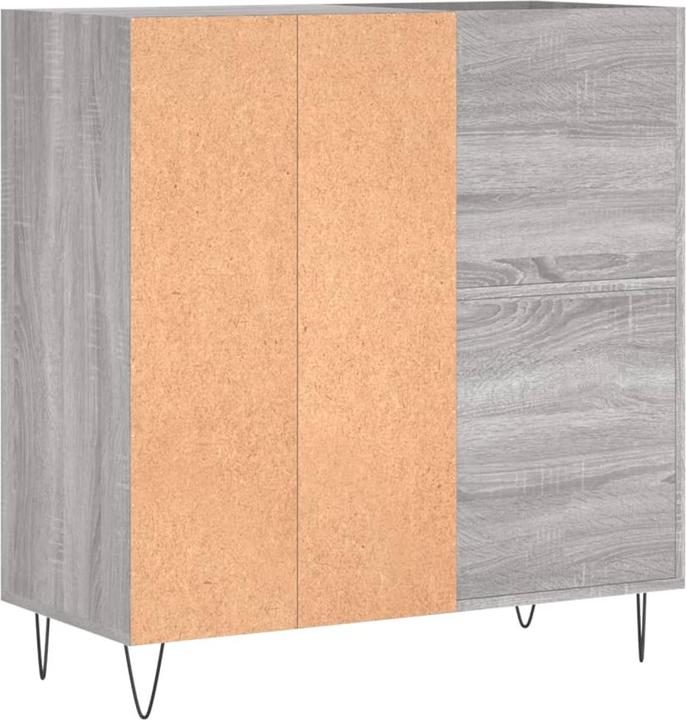 Actual product image VidaXL Plattenschrank Grau Sonoma 84,5x38x89 cm Holzwerkstoff