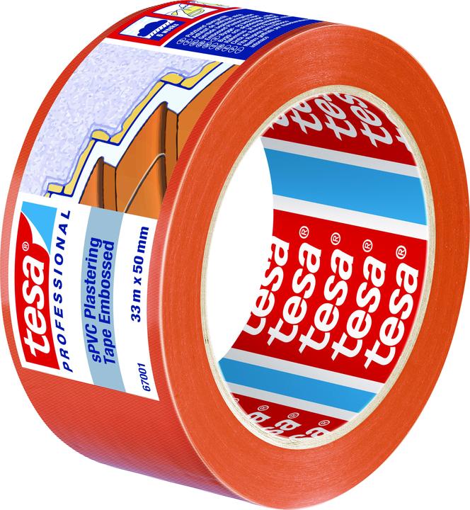 Produktbild tesa sPVC Putzband quergerillt (50 mm)