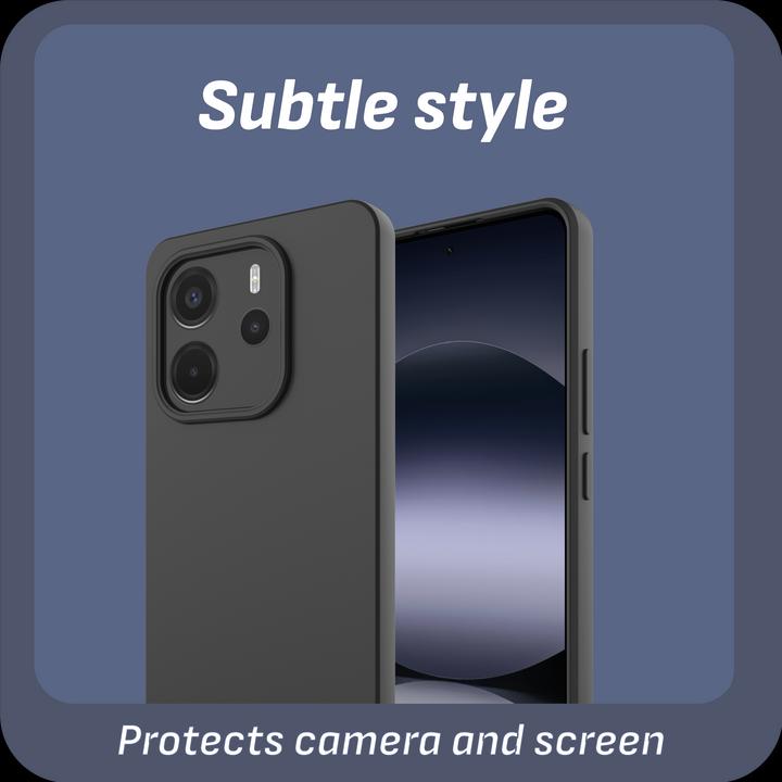 Actual product image Cazy Soft TPU Schutzhülle (Xiaomi Redmi Note 14)