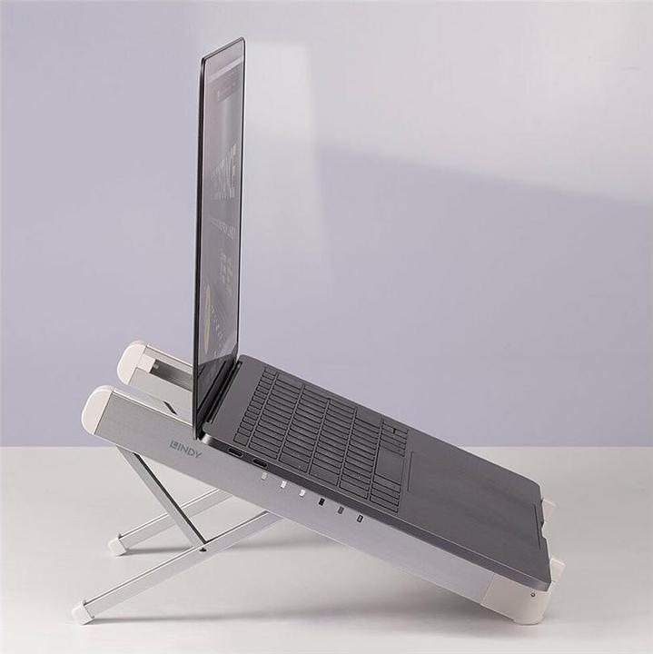 Produktbild Lindy Faltbare Laptop-Halterung Verstellbare Halterung aus Aluminium