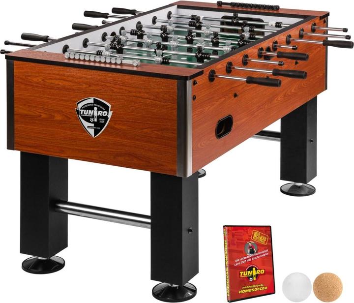 Tuniro Kickertisch PRO Holz Tischkicker