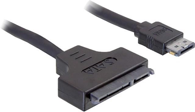Image du produit Delock Câble eSATAp > SATA 22pin 2½" / 3½" HDD