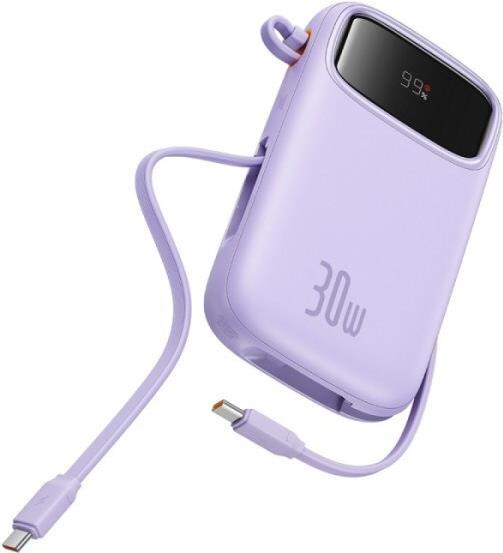 Baseus QPow 2 20000mAh 30W 2xUSB-C powerbank (viola) (20000 mAh, 30 W, 30 Wh)