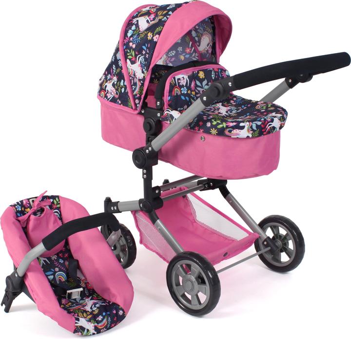 Actual product image Bayer Chic 2000 Combi doll carriage LINUS 3in1 unicorn