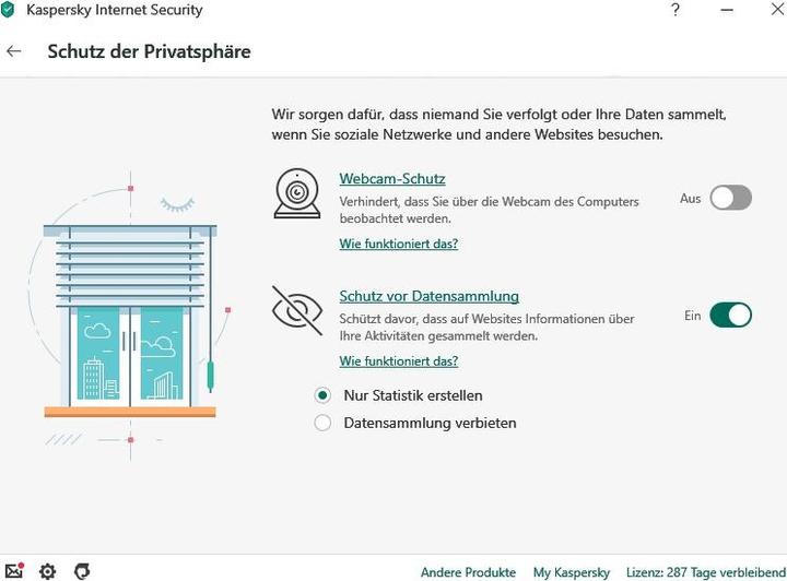 Produktbild Kaspersky Internet Security 2 Geräte SWISS EDITION (Code in a Box) (12 Monate)