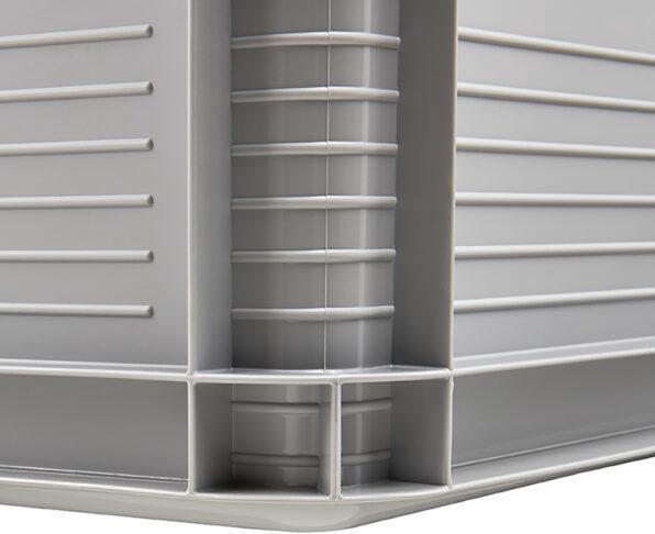 Produktbild keeeper Aufbewahrungsbox ""robert"", 45 Liter, nordic-grey Tragkraft: 30 kg, lebensmittelecht, säure- und (45 l)