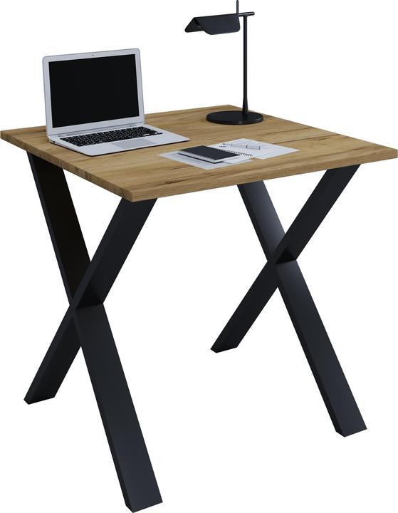 Produktbild VCM Schreibtisch Computertisch Lona X SW (76 x 80 x 80 cm)