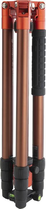 Actual product image Fotopro Tripod Tripod X-go Predator with ball head FPH-62Q - orange brown (Metal)