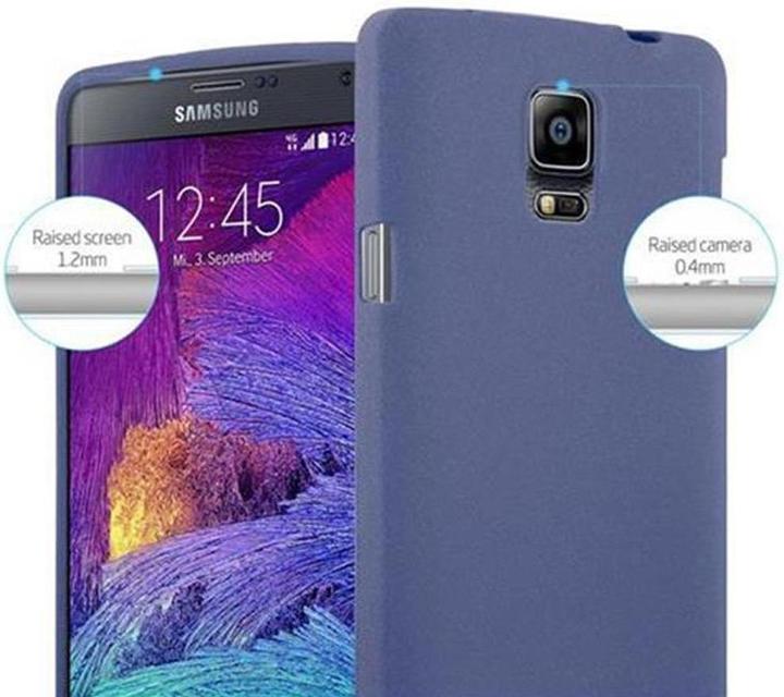 Actual product image Cadorabo TPU Frosted Cover (Samsung Galaxy Note 4)
