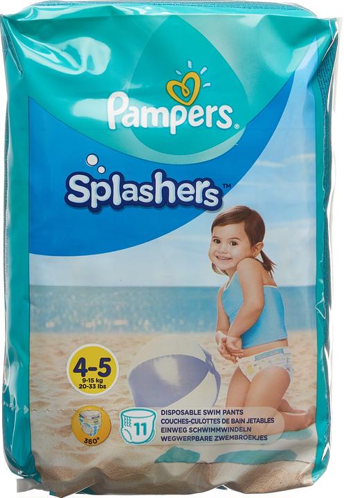 Immagine prodotto Pampers Splashers (Dimensione 4, Dimensione 5, Pacco trasportabile, 11 Pezzo/i)