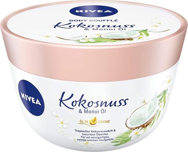 NIVEA Body Soufflé Kokosnuss & Monoi Öl (Body Butter, 200 ml)