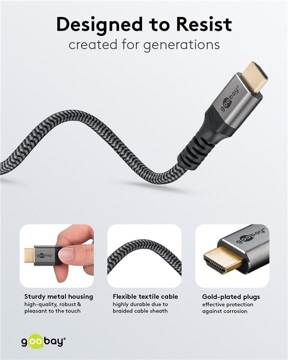 Image du produit Goobay HDMI - HDMI (1 m, HDMI)