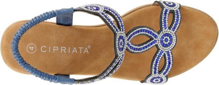 Actual product image Cipriata Womens/Ladies Ora Jewelled Sandals (37)