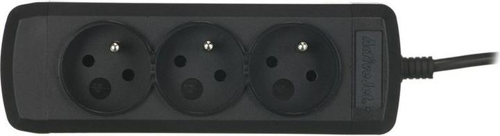 Produktbild Activejet COMBO-IEC-3G/1.5M ext Verlängerungskabel 1 5 m 3 AC-Ausgänge Indoor Schwarz (3 x, CEE 7/5, 1.50 m)