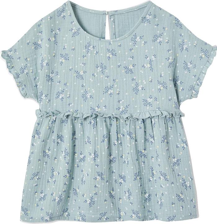 Vertbaudet Gemusterte Mädchen Bluse aus Musselin