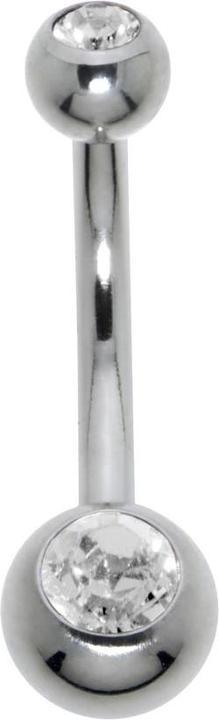 Image du produit Bijouteria Piercing nombril (Acier chirurgical 316L, Cristallin)