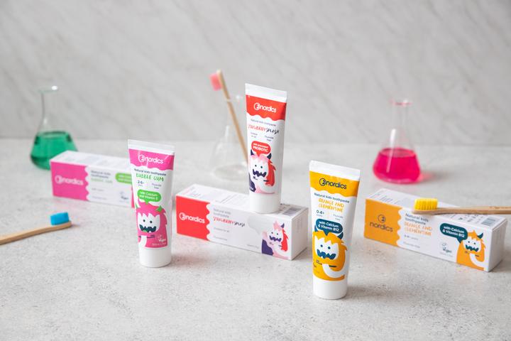 Actual product image Nordics Natural Kids Toothpaste Orange & Clementine (75 ml)