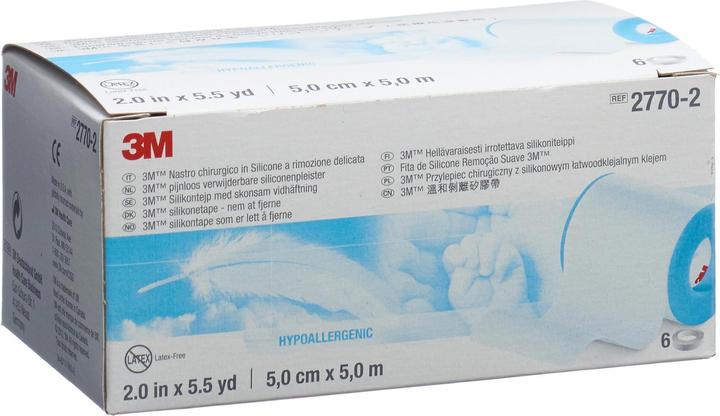 Produktbild 3M Silikonrollenpflaster (neu) Pfl (6 x)