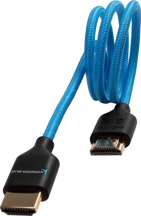 Immagine prodotto Kondor Blue 2 FT 4K HDMI 2.0 CAVO BLU ABROGATO () (2 Feet) (0.60 m, HDMI)