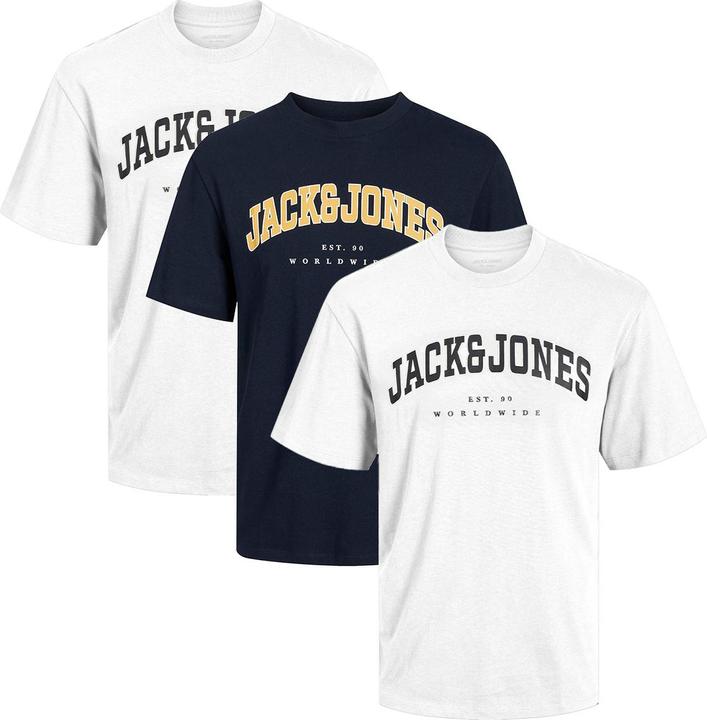 Immagine prodotto Jack & Jones 3er Pack Caleb Varsity T-Shirt (XXL)