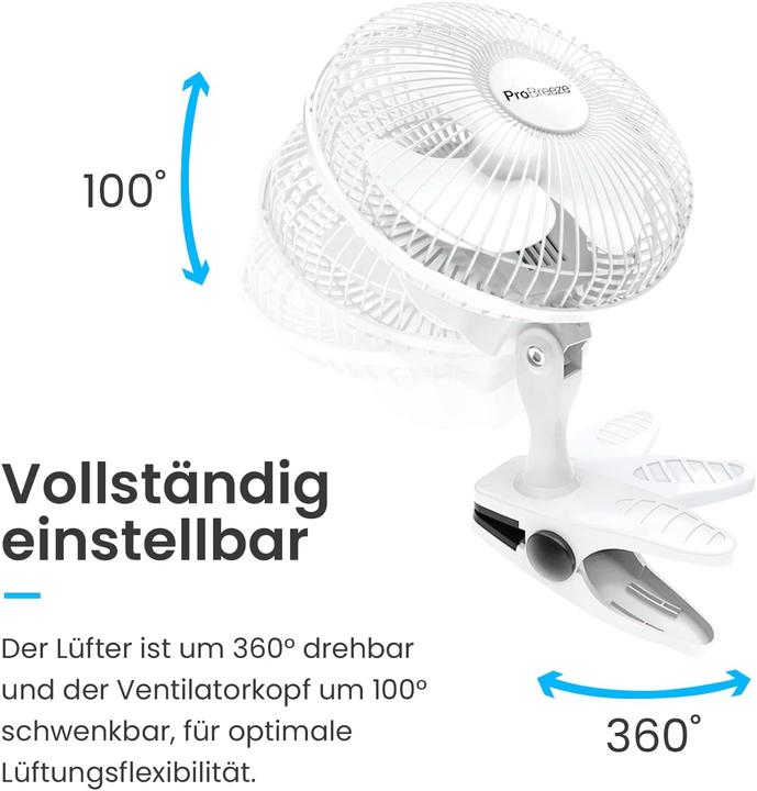 Immagine prodotto Breeze Mini ventilatore PB-01 (48 dB)