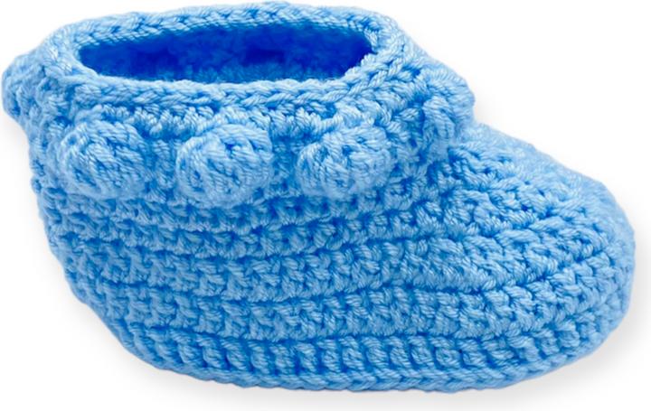 Produktbild BabyExpress Babysocken 3-6 Monate mit Ponpon hellblau (17)