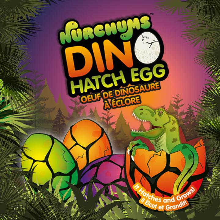 Actual product image Roost Large T-Rex Hatching Eggs NV273 orange