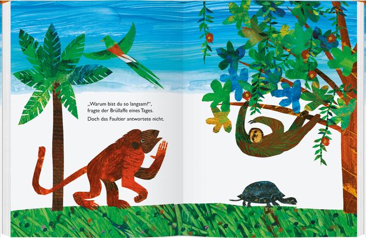 Produktbild Ganz, ganz langsam, sagte das Faultier (Deutsch, Jane Goodall, Eric Carle, 2022)