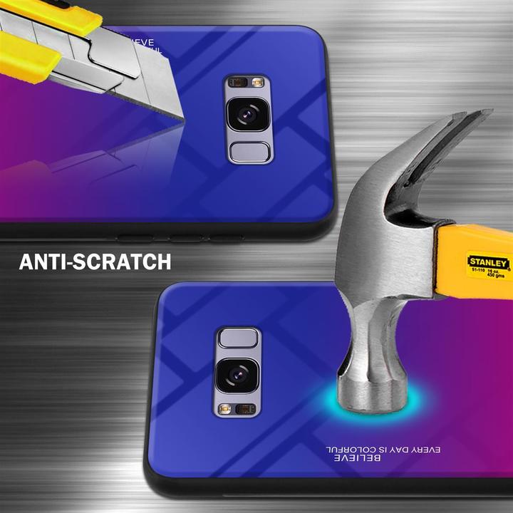Produktbild Cadorabo TPU 2 Farben Glas Cover (Samsung Galaxy S8+)