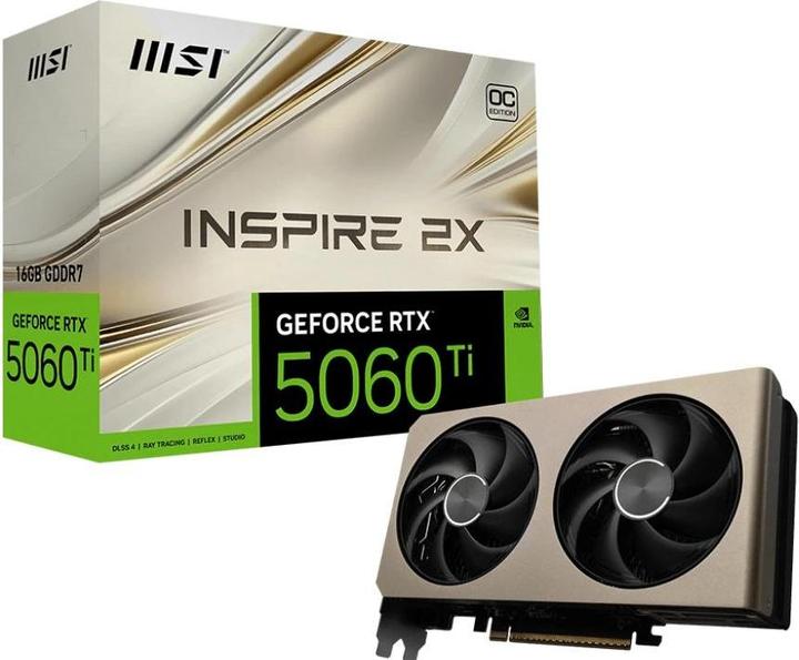 Produktbild MSI GeForce RTX 5060 Ti 16G VENTUS 2X OC WHITE (16 GB)