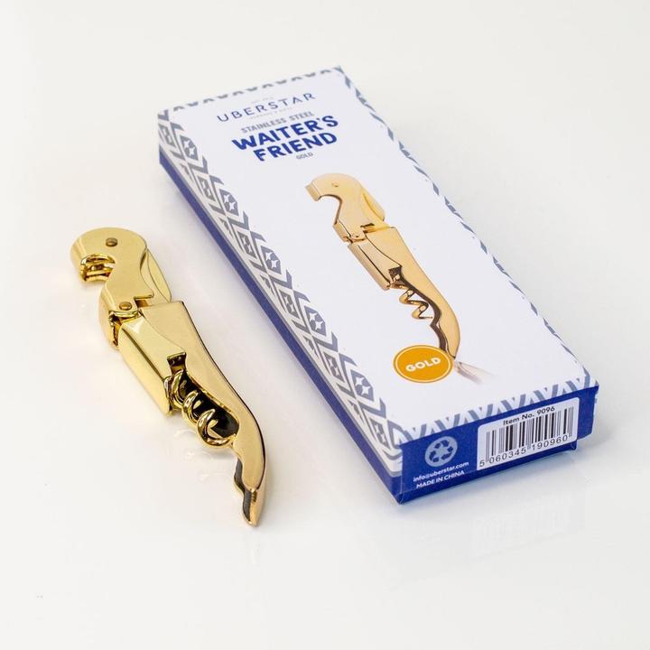 Image du produit Uberstar Tire-bouchon Waiter's Friend Gold (Couteau de sommelier)