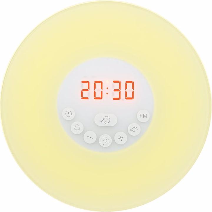 Produktbild Auvisio 2-mal: Wake-up-Licht-Radio-Wecker mit Sonnenaufgangs-Simulation und Naturtönen