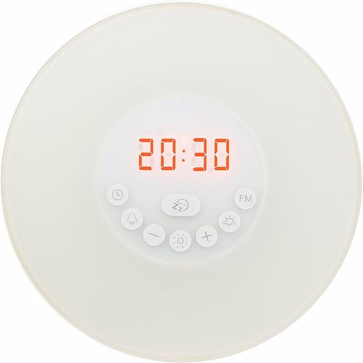 Produktbild Auvisio 2-mal: Wake-up-Licht-Radio-Wecker mit Sonnenaufgangs-Simulation und Naturtönen
