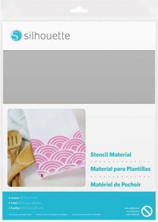 Image du produit Silhouette Le matériau du pochoir n'est pas adhésif