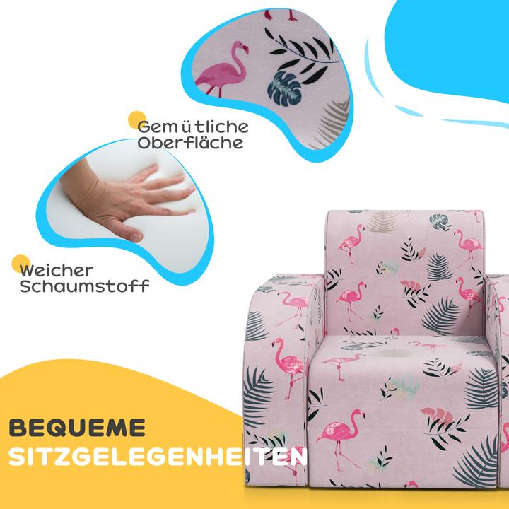 Image du produit Aiyaplay Kindersessel Schaumstoff, Polyester Rosa (Fauteuil pour enfants)